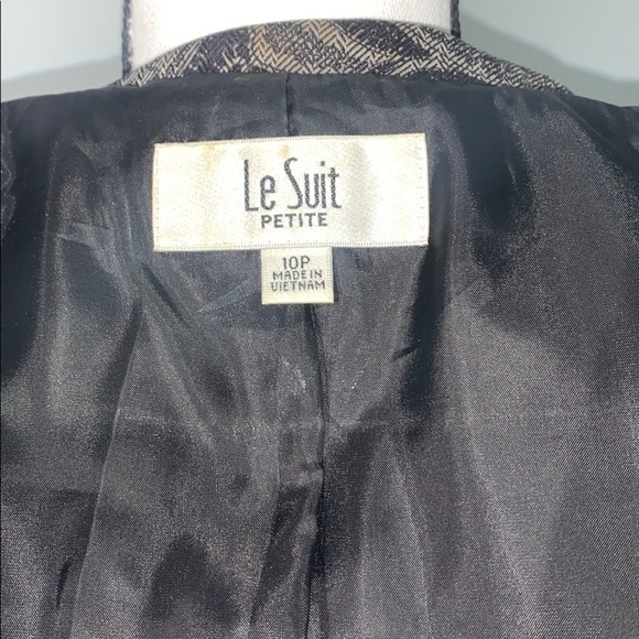 Le Suit Paisley Blazer Suit size 10P - Picture 7 of 10